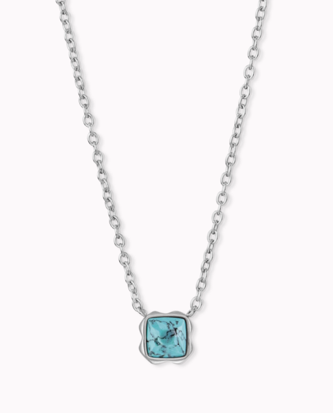 Coeur de Lion Silver Necklace Turquoise - December